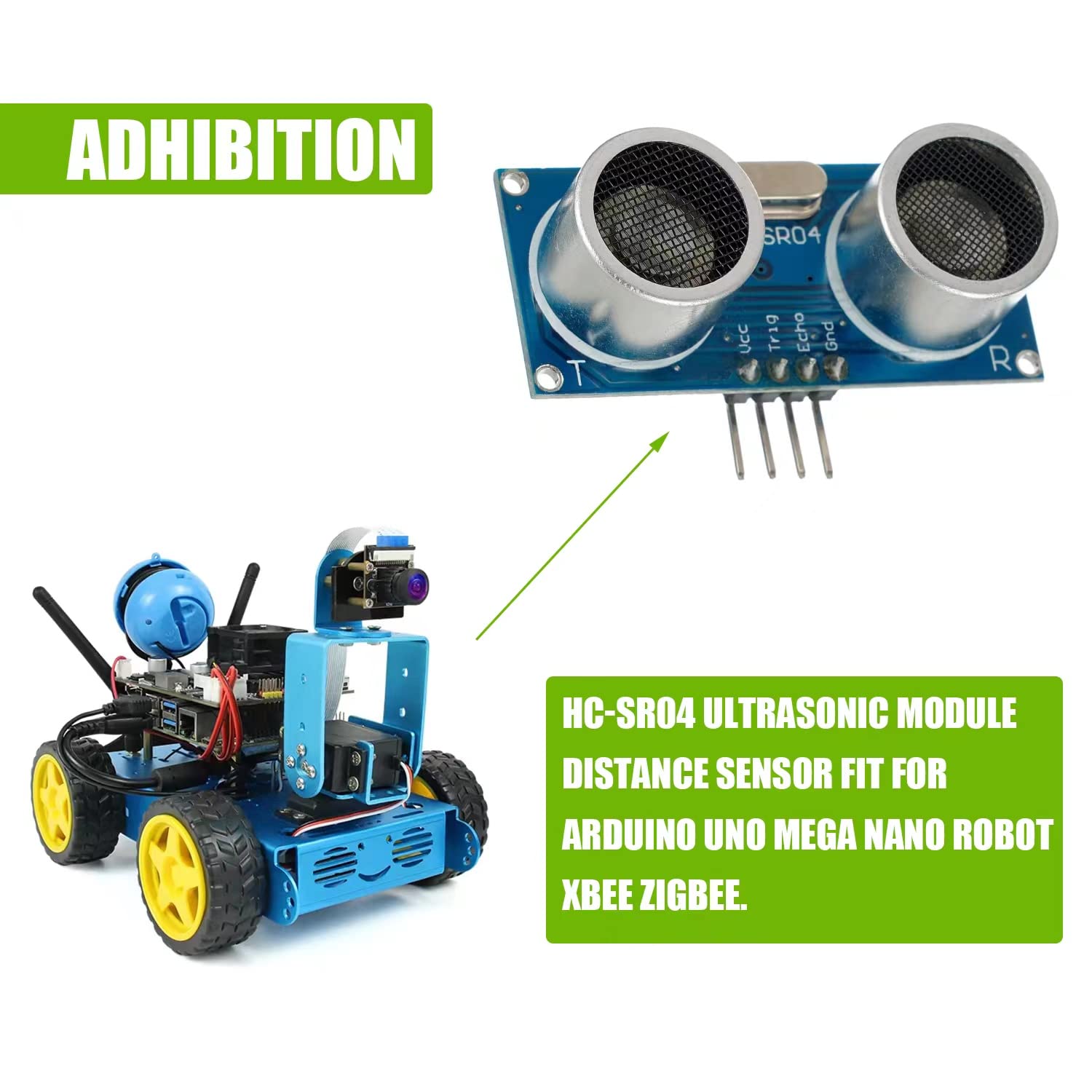 10 قطعة HC-SR04 وحدة مسافة الا - مراجعة Ultrasonic Sensor Hc وسعره