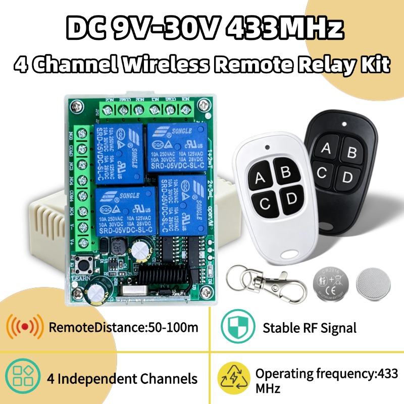 وحدة استقبال لاسلكية عالمية بت - مراجعة Rf 433Mhz Module وسعره