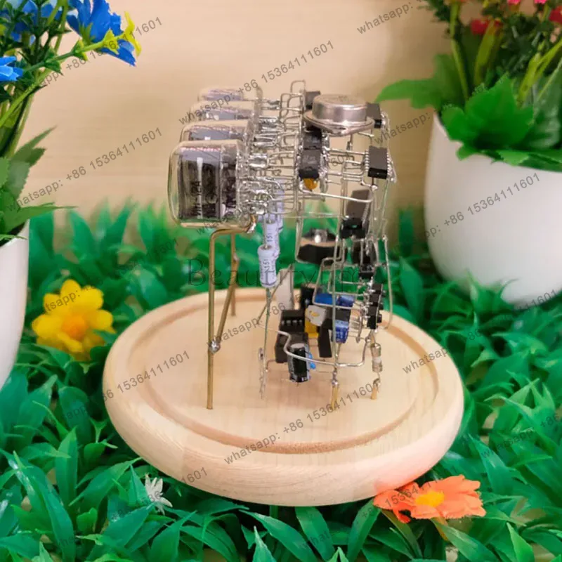 ساعة نيكسي IN12 بأنبوب مضيء، ط - مراجعة Diy Electronics Desk وسعره
