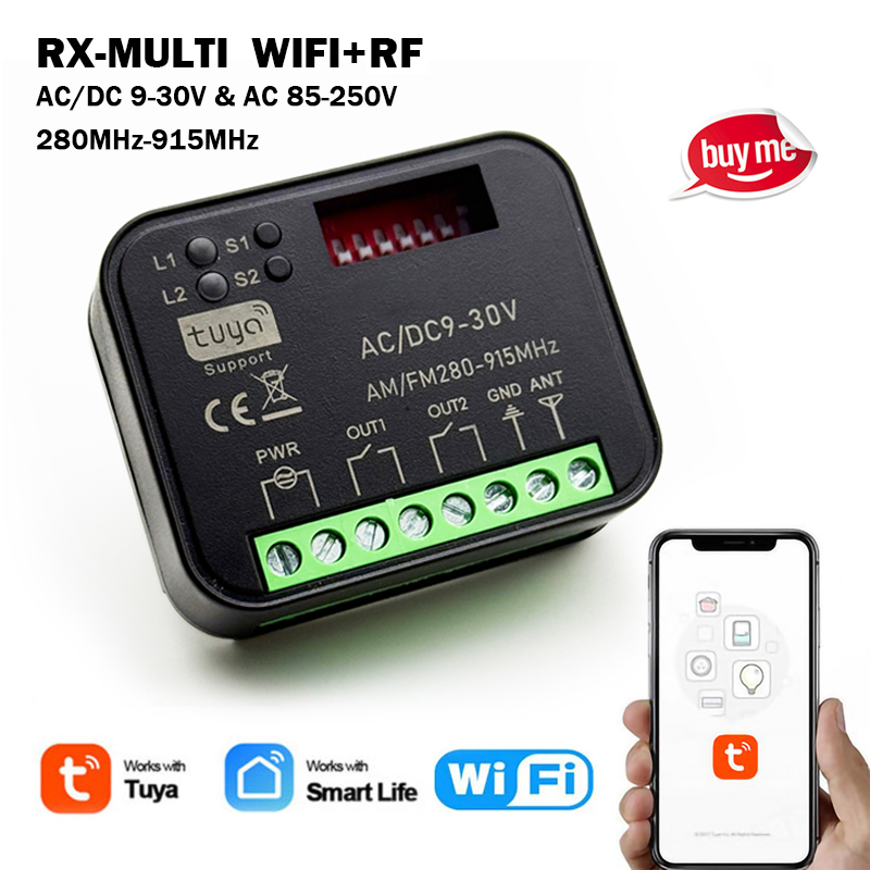 جهاز استقبال واي فاي تويا RX-M - مراجعة Rf 433Mhz Module وسعره