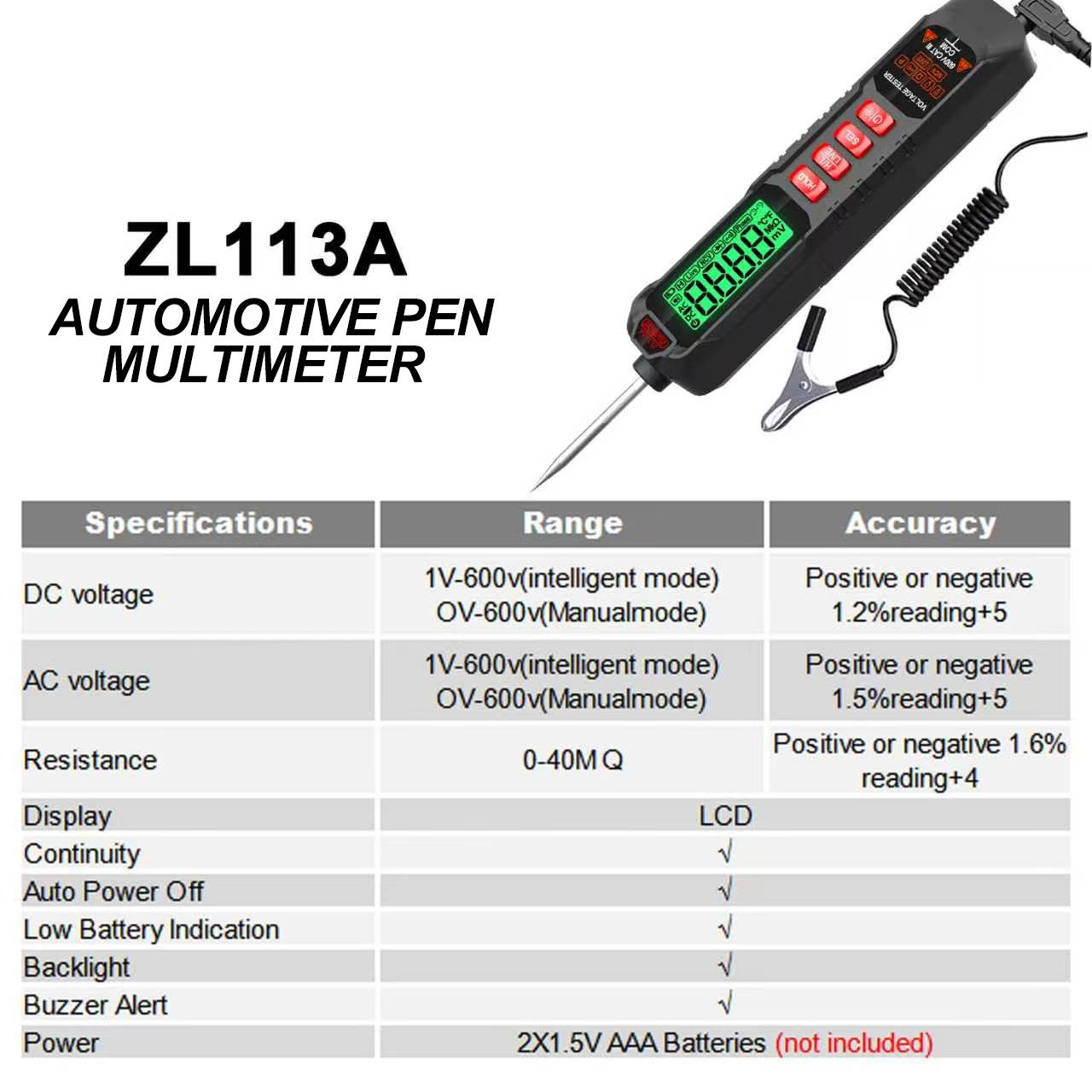 جهاز اختبار دوائر السيارات الذ - مراجعة Multimeter Digital وسعره