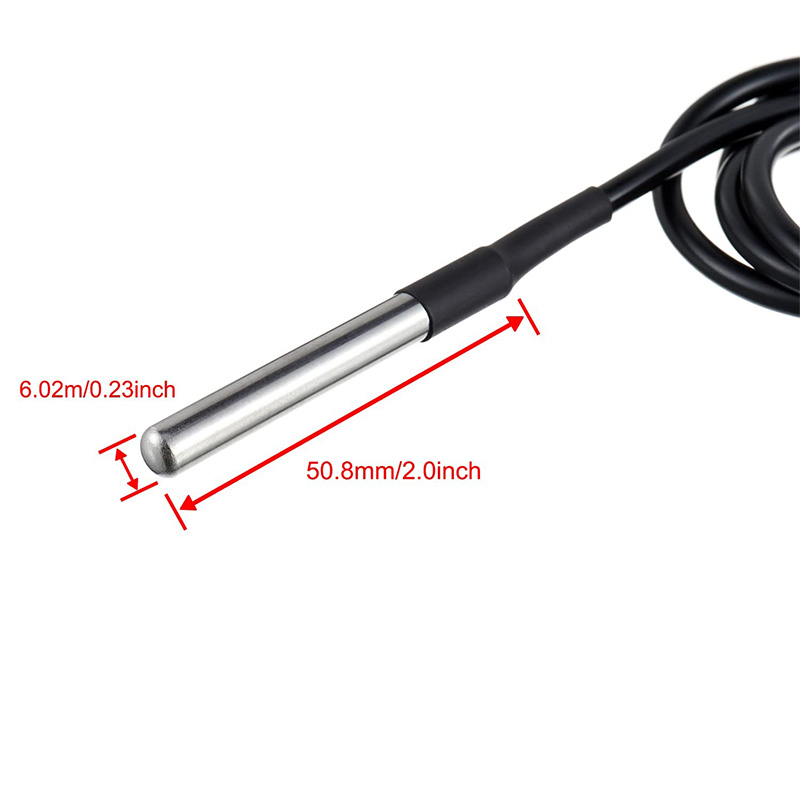 DS18B20 حزمة الفولاذ المقاوم ل - مراجعة Ds18B20 Temperature Sensor وسعره