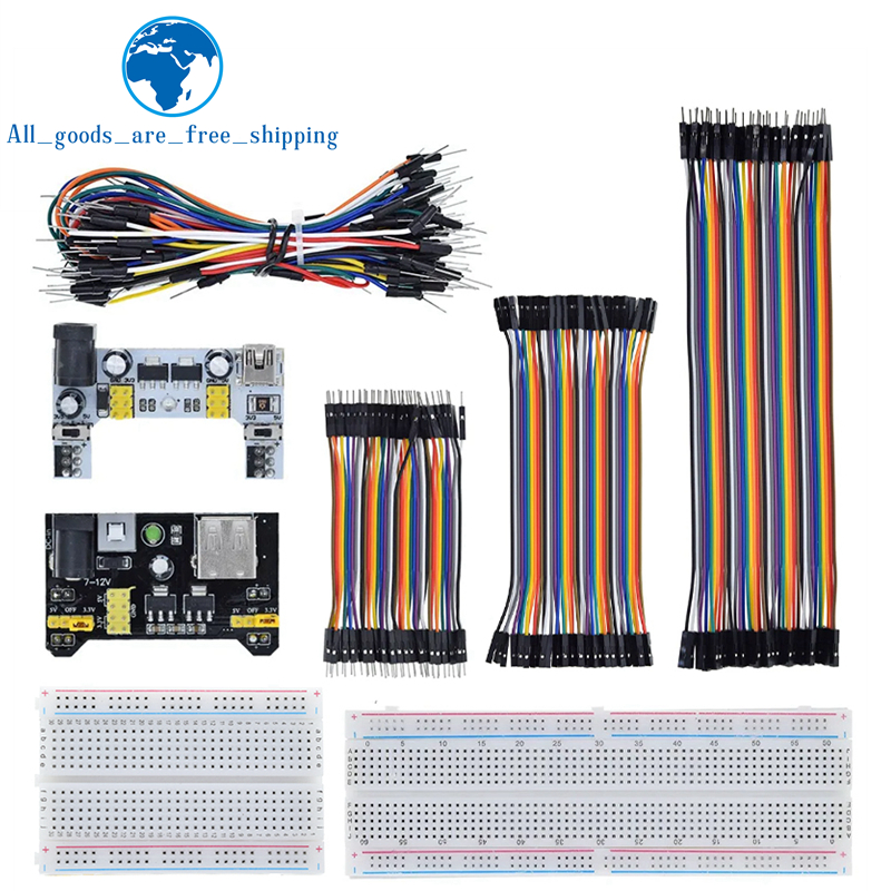 TZT MB-102 MB102 SYB-170 اللوح - مراجعة Diy Electronics Breadboard وسعره