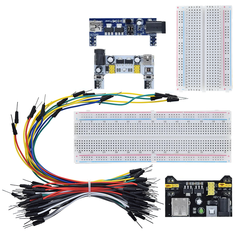 TZT MB-102 MB102 SYB-170 اللوح - مراجعة Diy Electronics Breadboard وسعره