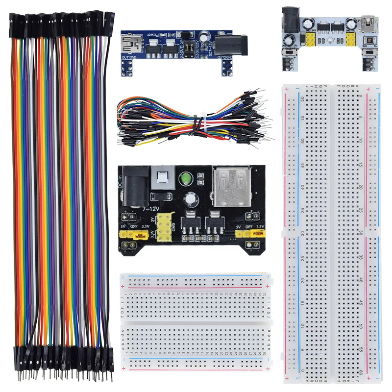 TZT MB-102 MB102 SYB-170 اللوح - مراجعة Diy Electronics Breadboard وسعره