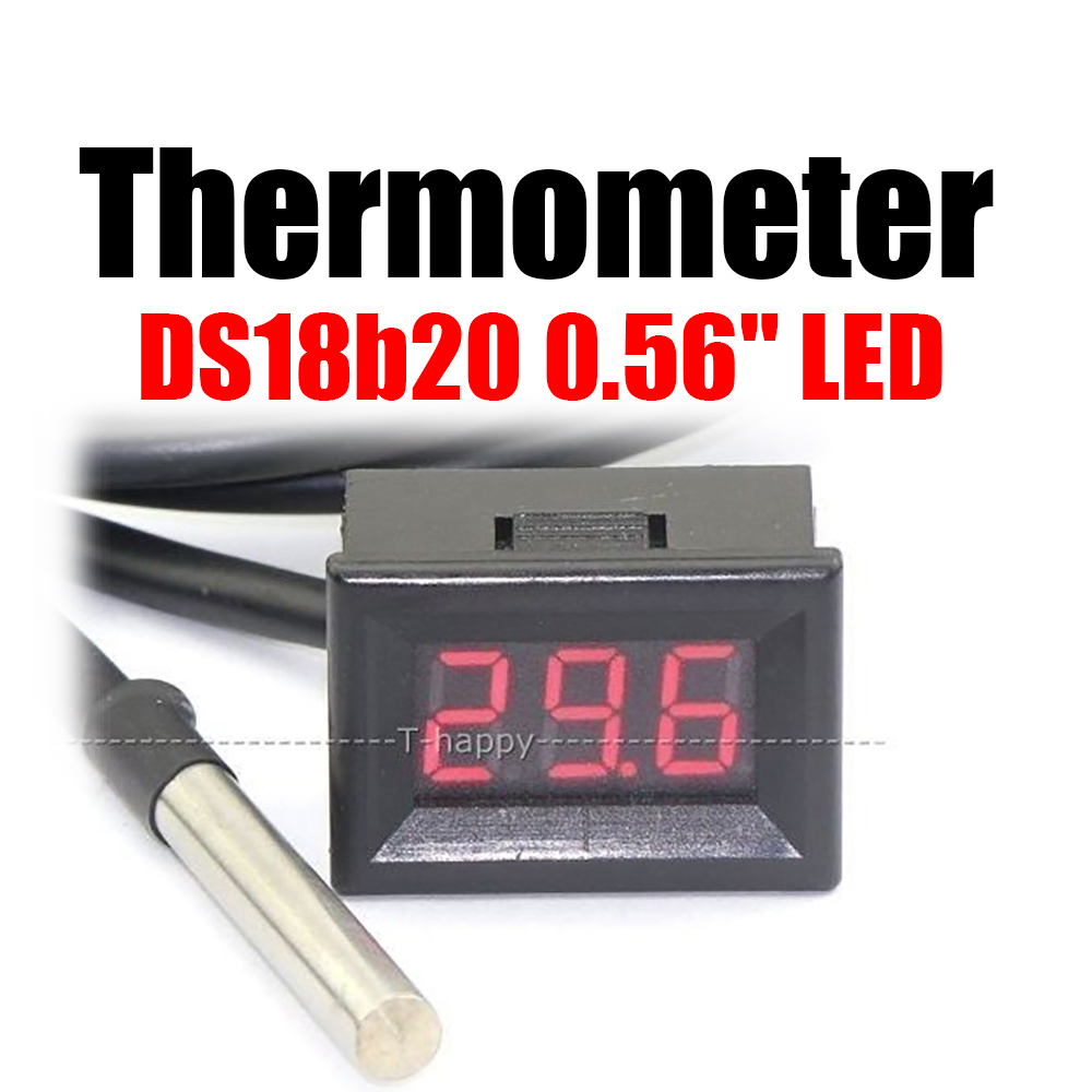 DS18B20 LED ميزان الحرارة الرق - مراجعة Ds18B20 Temperature Sensor وسعره