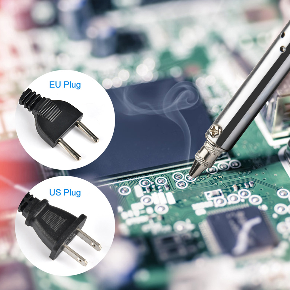 قلم شفط القصدير الكهربائي 110  - مراجعة Desoldering Pump Solder وسعره