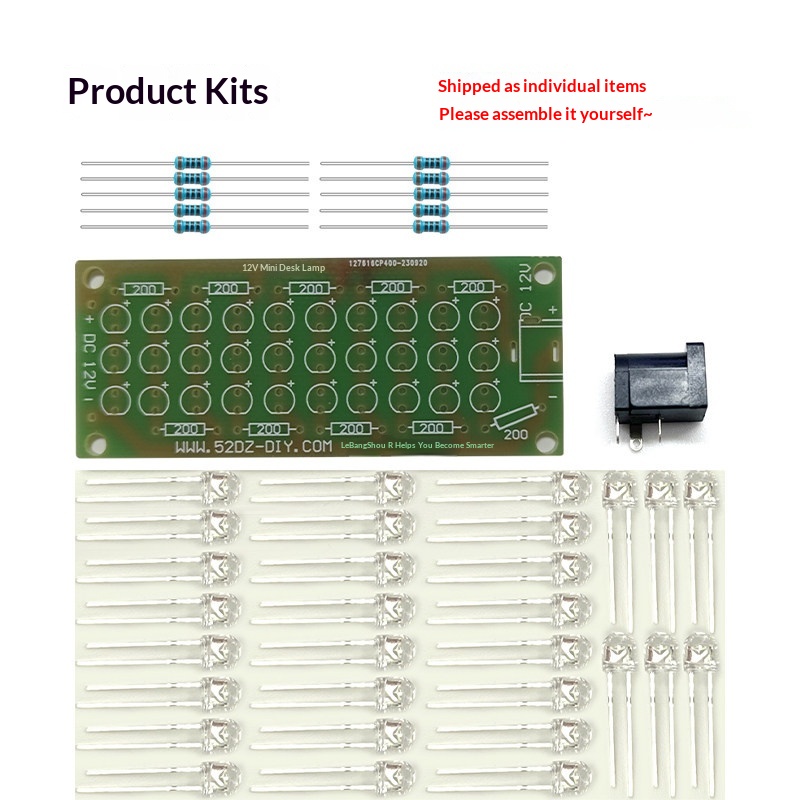 مصباح مكتب إلكتروني 12 فولت، ط - مراجعة Diy Electronics Desk وسعره