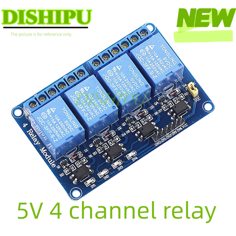 تيار مستمر 5 فولت 12 فولت 24 ف - مراجعة Relay Module 5V وسعره