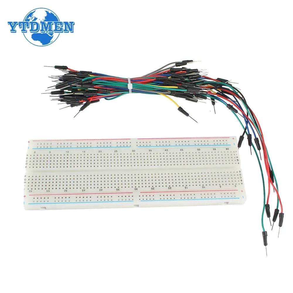 MB-102 اللوح 400 830 نقطة لحام - مراجعة Diy Electronics Breadboard وسعره