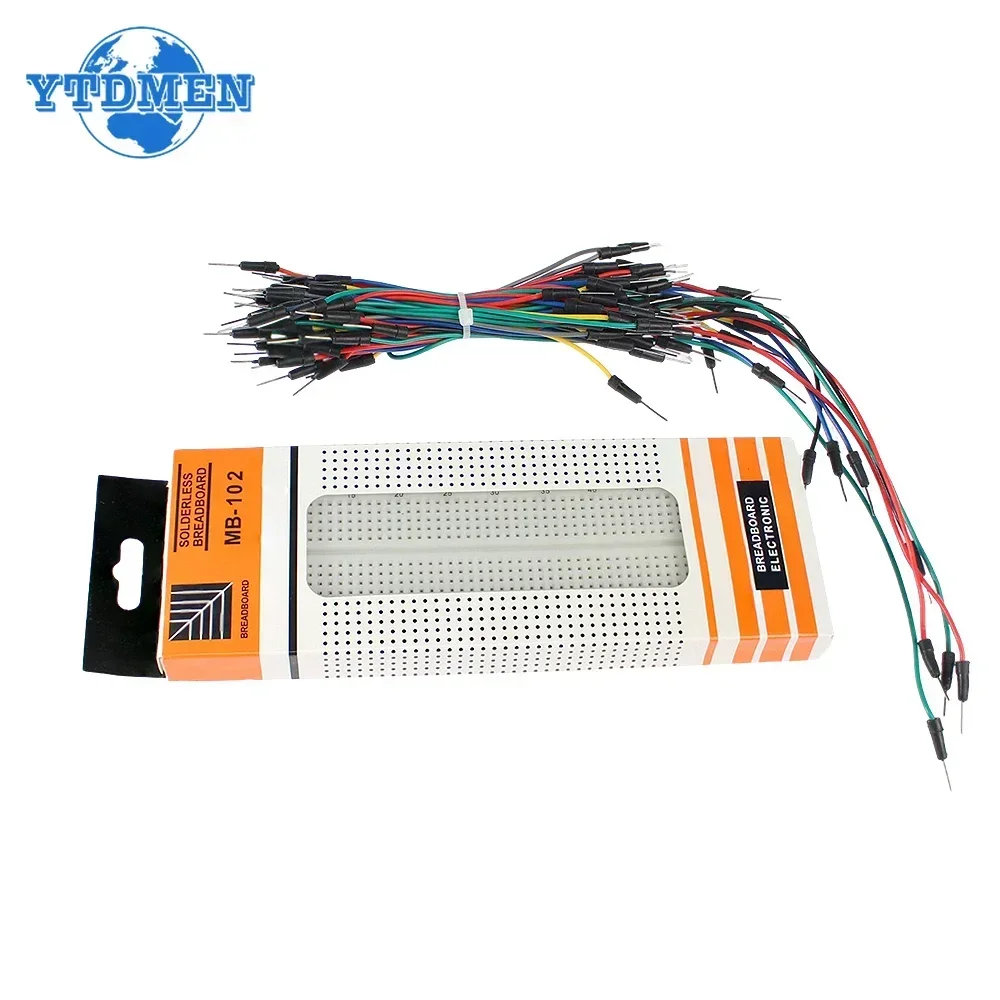 MB-102 اللوح 400 830 نقطة لحام - مراجعة Diy Electronics Breadboard وسعره