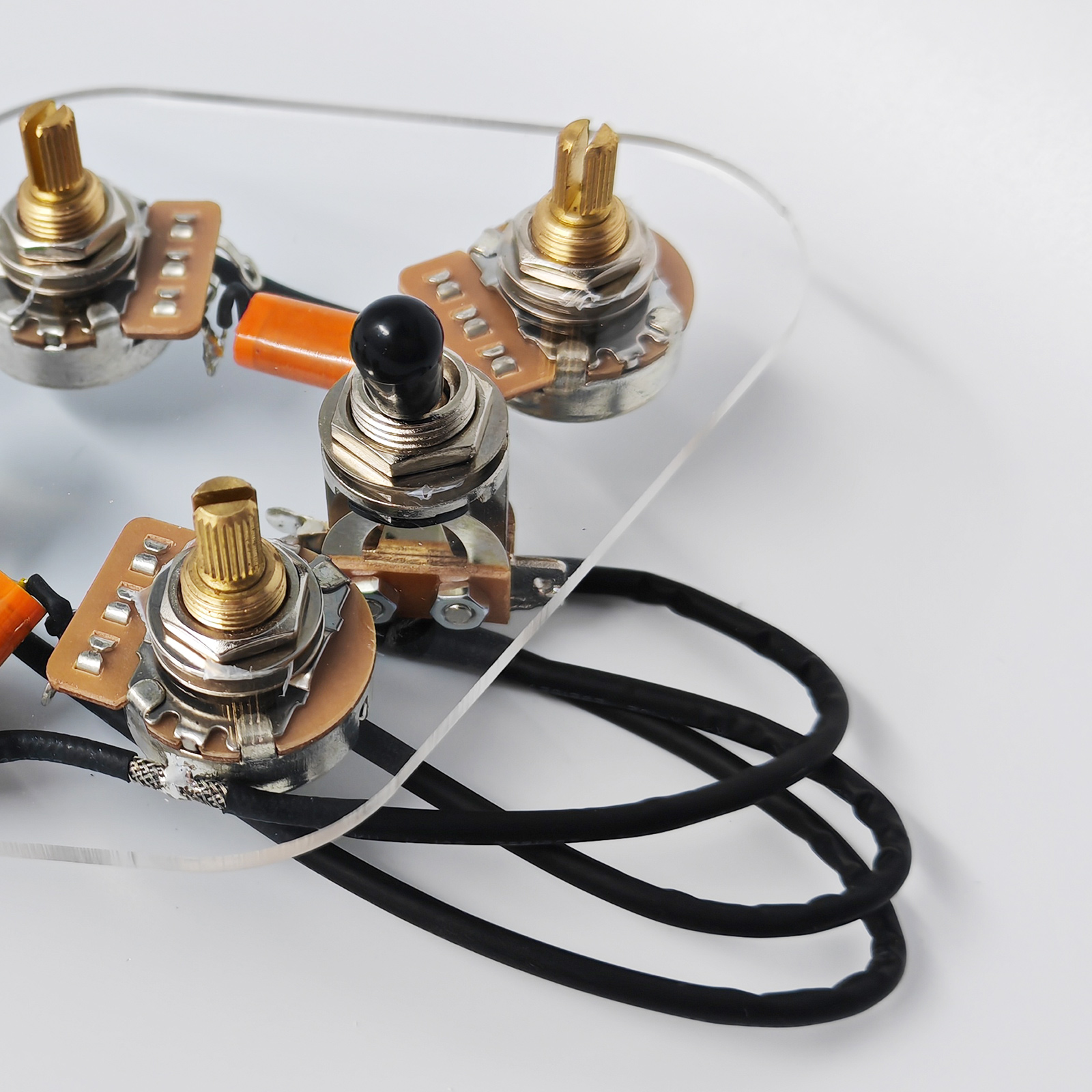 PHRILM 2T2V SG طقم جيتار كهربا - مراجعة Diy Electric Guitar Electronics وسعره