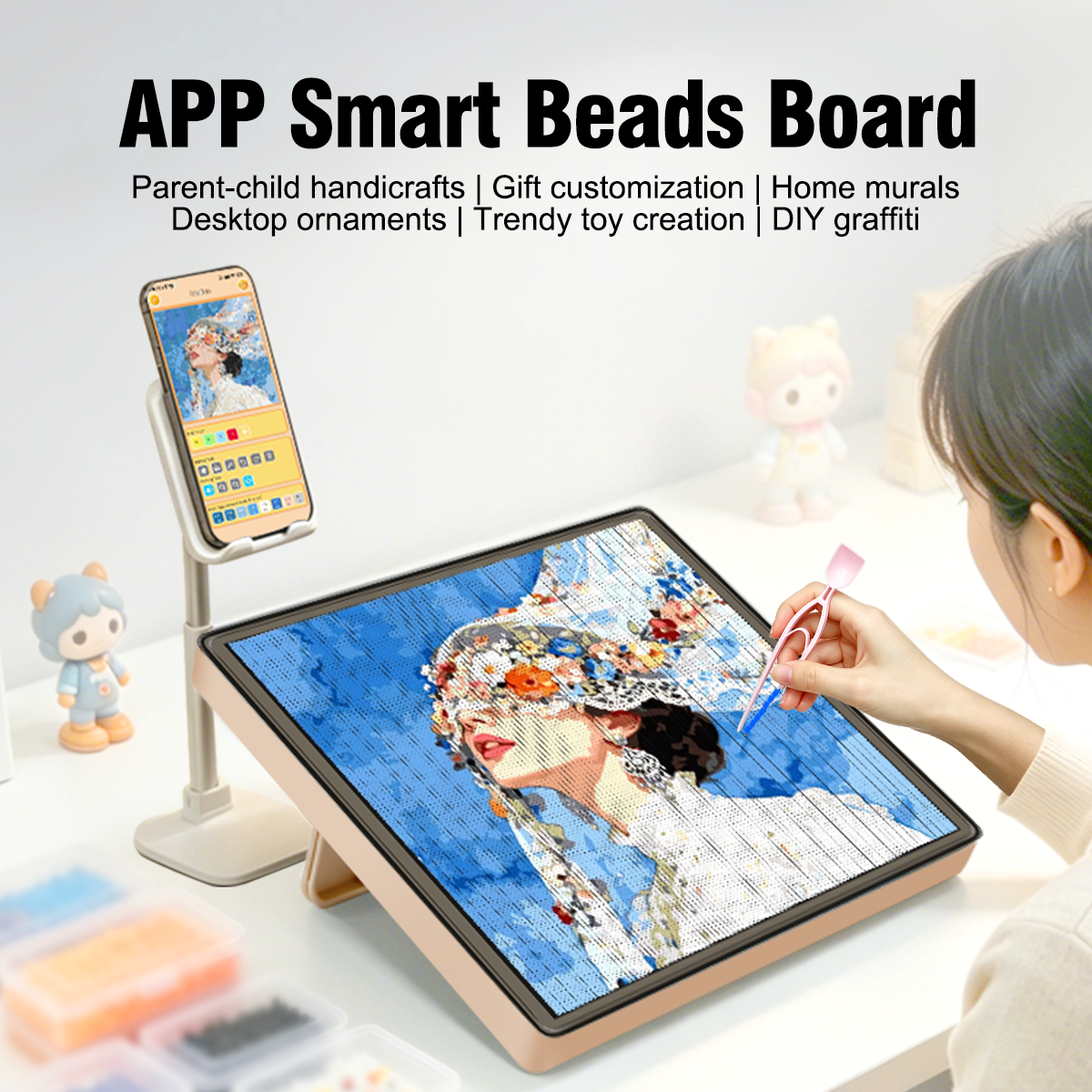 لوحة إضاءة LED ذكية للخرز الإل - مراجعة Diy Electronics Desk وسعره