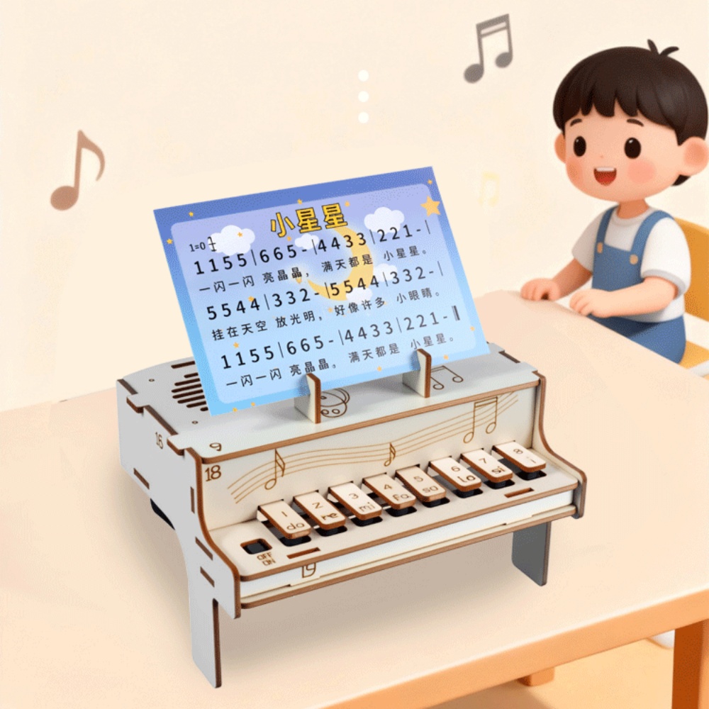 نموذج بيانو إلكتروني خشبي للتج - مراجعة Diy Electronics For Beginners وسعره