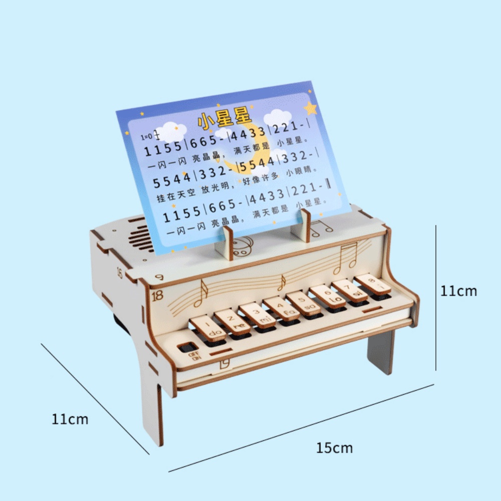 نموذج بيانو إلكتروني خشبي للتج - مراجعة Diy Electronics For Beginners وسعره