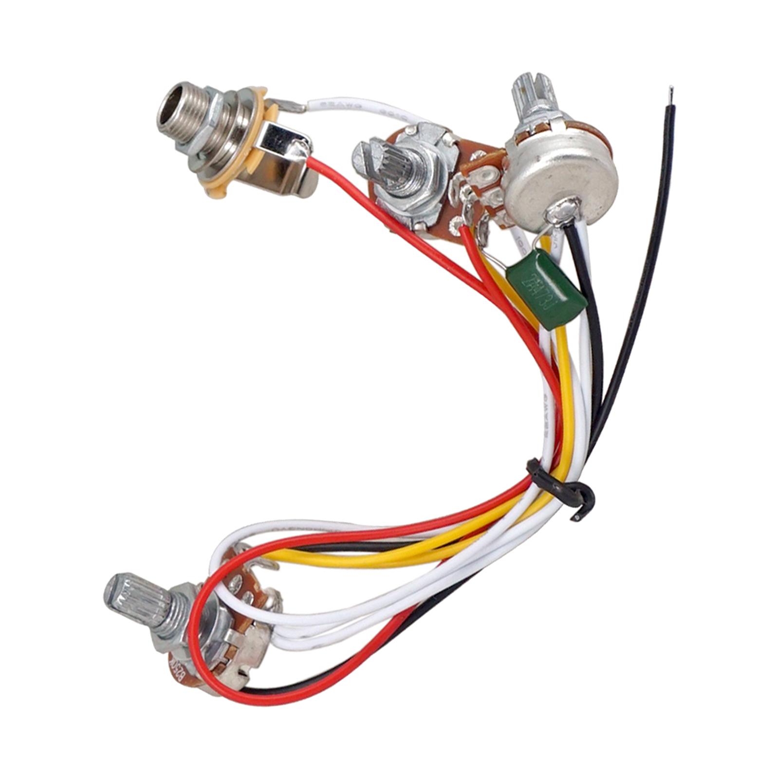 مجموعة أسلاك مسبقة التوصيل للج - مراجعة Diy Electric Guitar Electronics وسعره