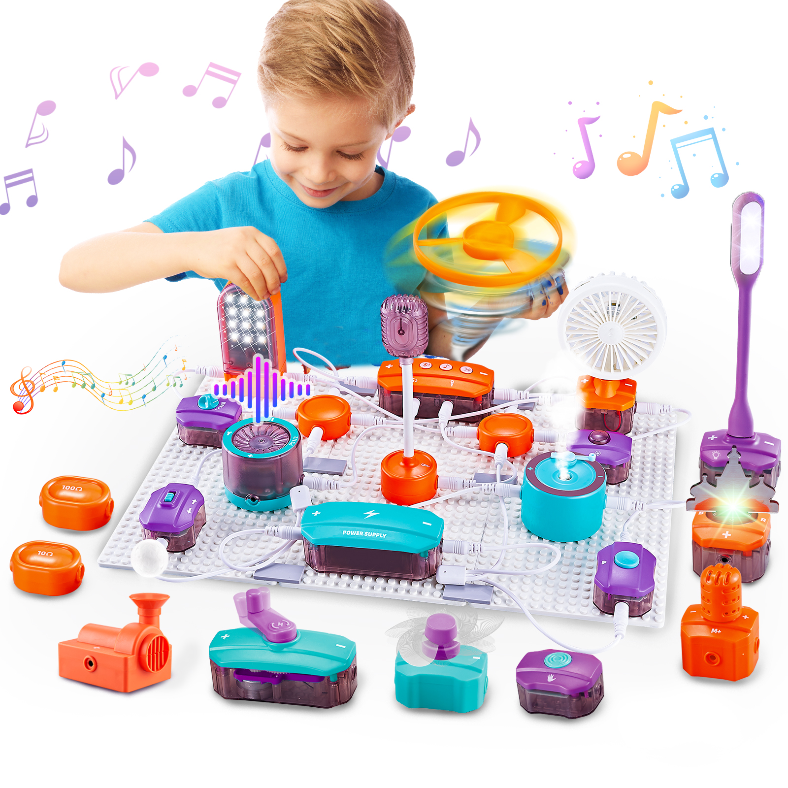 VATOS دائرة العلوم للأطفال لتق - مراجعة Diy Electronics Projects For Kids وسعره