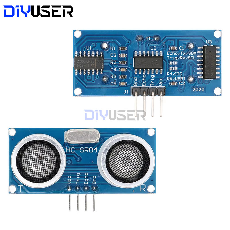 وحدة استشعار المسافة بالموجات  - مراجعة Ultrasonic Sensor Hc وسعره