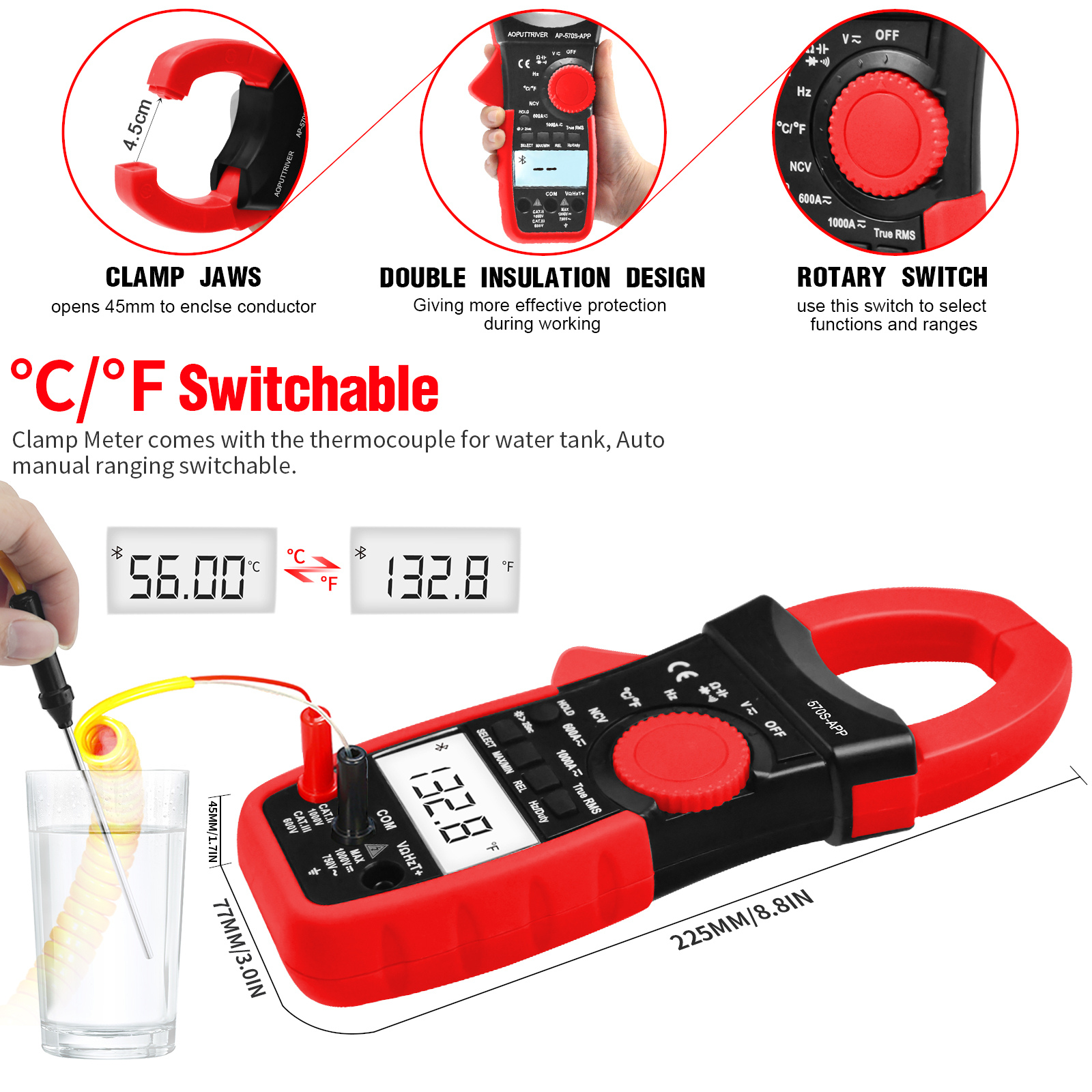 HP-570S-APP مقياس متعدد محمول  - مراجعة Multimeter Digital وسعره