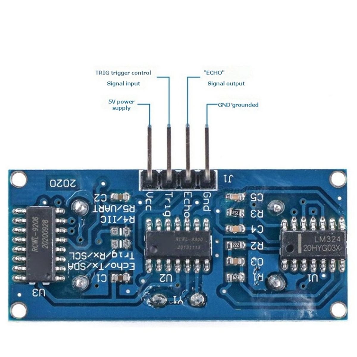 6 قطع من وحدة استشعار المسافة  - مراجعة Ultrasonic Sensor Hc وسعره