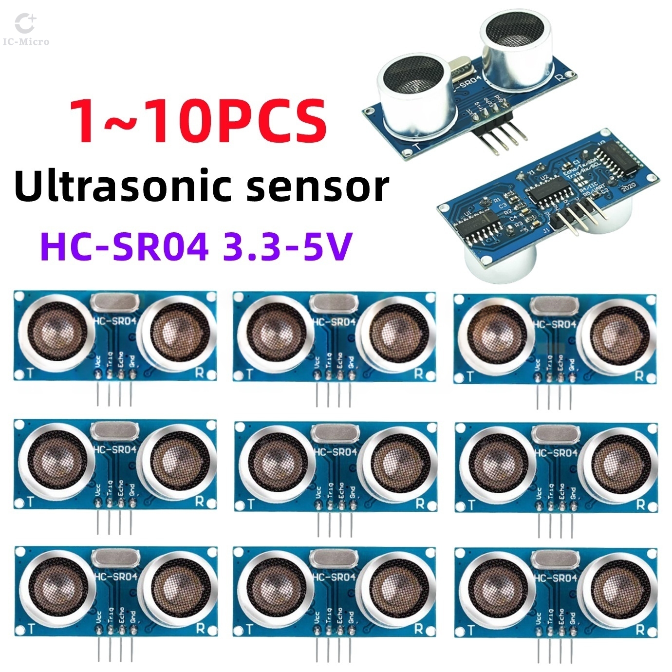 مستشعر الموجات فوق الصوتية XZG - مراجعة Ultrasonic Sensor Hc وسعره