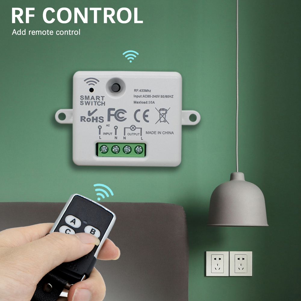 مفتاح تحكم عن بعد لاسلكي 220 ف - مراجعة Rf 433Mhz Module وسعره