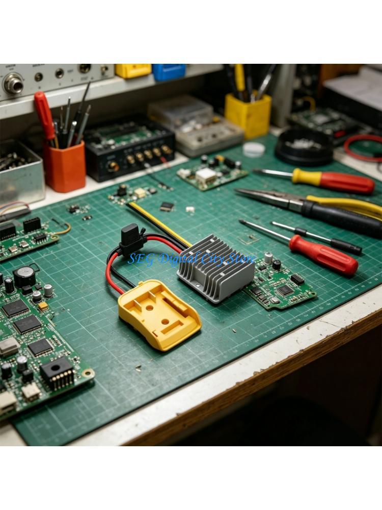 وحدة محولات الطاقة لمهايئ البط - مراجعة Diy Electronics Workshop وسعره