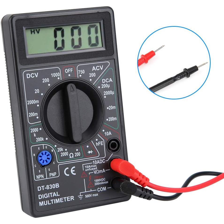 مقياس رقمي متعدد، DT-830B متعد - مراجعة Multimeter Digital وسعره