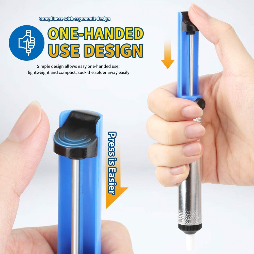 مضخة إزالة اللحام من سبائك الأ - مراجعة Desoldering Pump Solder وسعره
