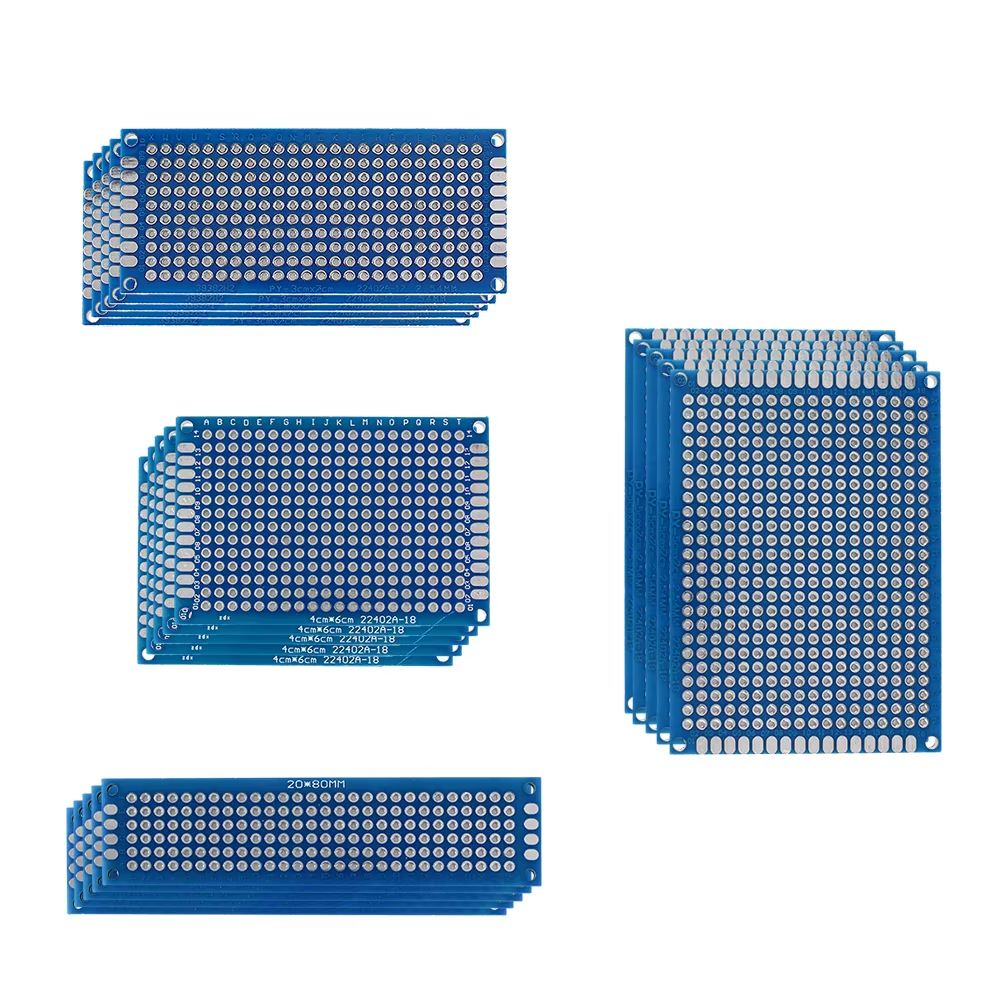 20 قطعة/الوحدة مزدوجة الوجهين  - مراجعة Diy Electronics Breadboard وسعره