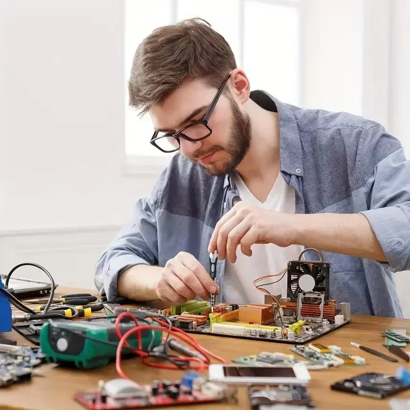 طقم مفكات دقيقة 115 في 1 مع رؤ - مراجعة Diy Electronics For Beginners وسعره